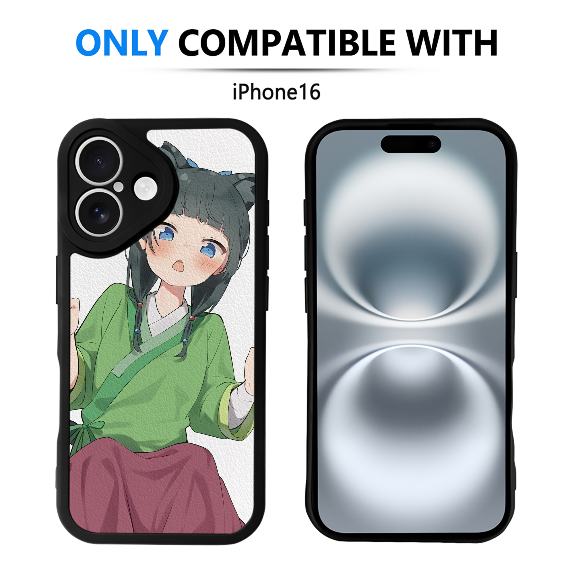 薬屋のひとりごと The Apothecary Diaries 【iPhone 16シリーズ対応】シリコンスマホケース（レザー調） 材質：シリコン